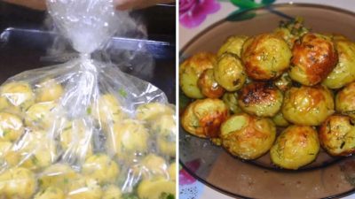 Lahodné pečené brambory