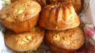 Jablečné muffiny z jemného smetanového těsta