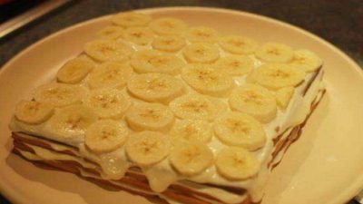 Lahodný banánový dort bez pečení
