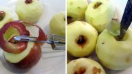 Jablka v županu s ořechovou náplní