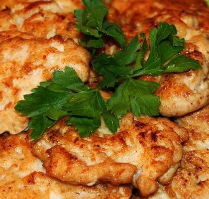 Kuřecí rarášky se studenou hořčičnou omáčkou