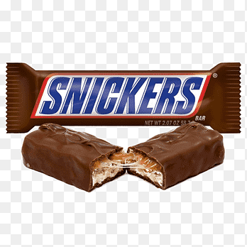 Snickers řezy s arašídy a čokoládou