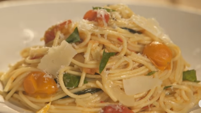 Vegetariánské špagety