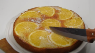Piškotový dort s pomeranči