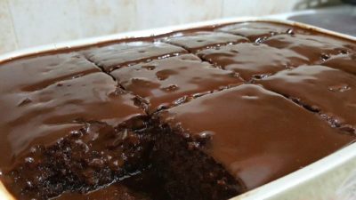 Řecký čokoládový dort