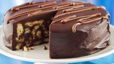 Nepečený čokoládový dort