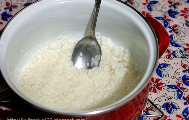 Jemná rýžová kaše