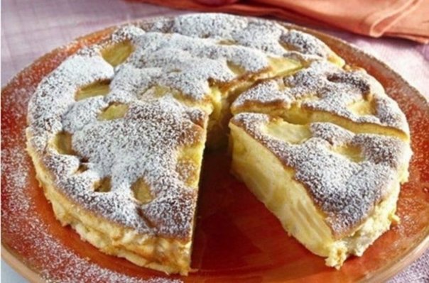 Italský jablečný koláč