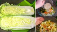 Zdravý zeleninový salát z čínského zelí