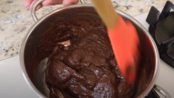 Nepečený čokoládový dortík