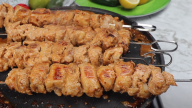 Turecký kuřecí kebab