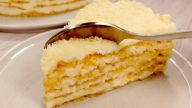 Drobenkový dort s vanilkovým krémem