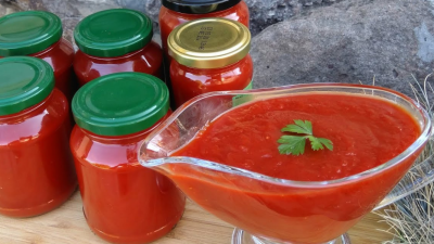 Domácí kečup z opravdových rajčat a bez chemických aditiv