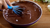 Čokoládový dort s jednoduchým krémem
