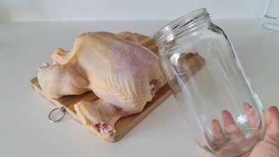 Pečené nadívané kuře