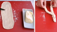 Nadýchané máslové šneky z kynutého těsta