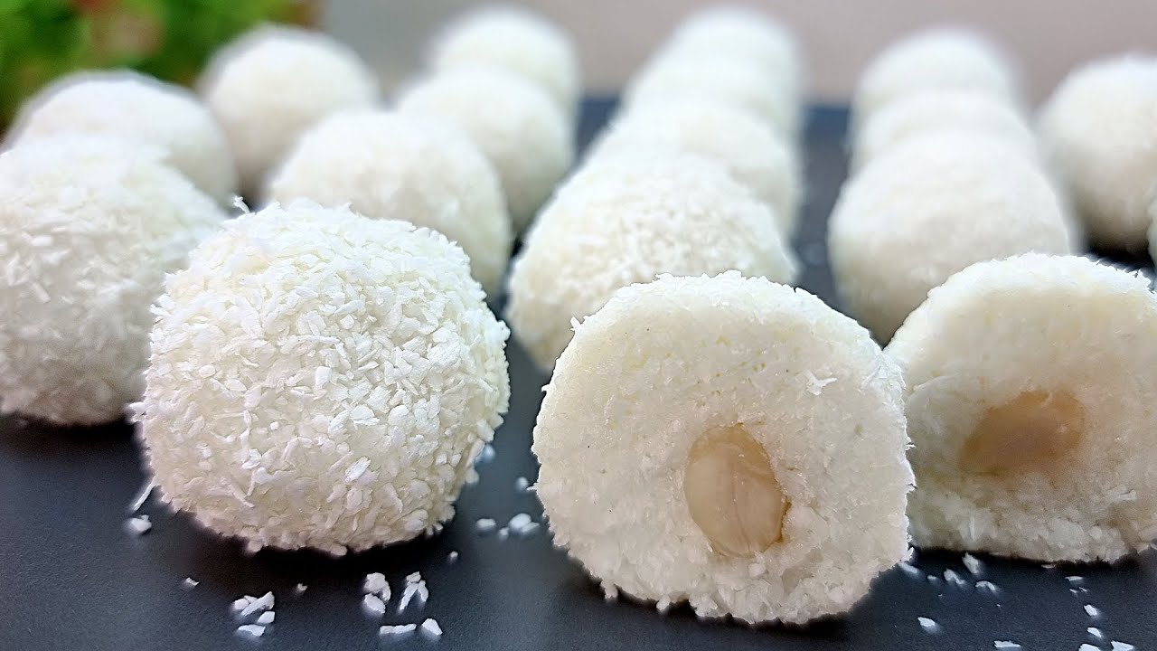 Domácí pralinky Raffaello s krémem z mascarpone