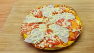 Blesková chlebová pizza z pánve