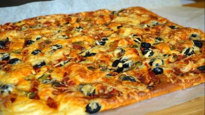 Jednoduchá a rychlá pizza z kefíru
