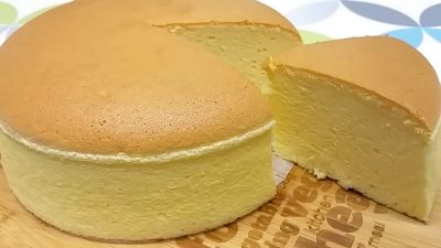 Nadýchaný japonský cheesecake