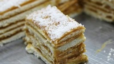 Karamelovo-kávový krém na dorty a zákusky