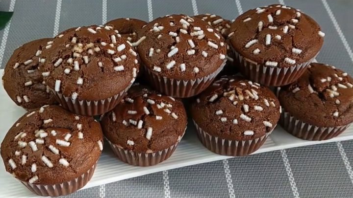 Kakaové muffiny s banánem