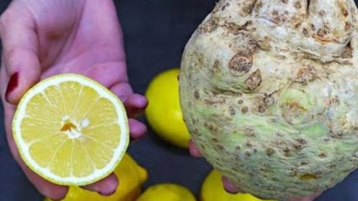 Celerová směs s citronem proti cukrovce
