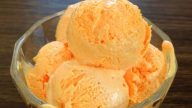 Pomerančová domácí zmrzlina