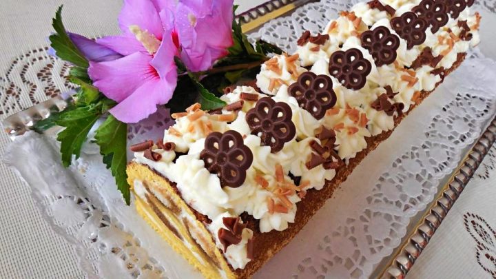 Elegantní tiramisu roláda