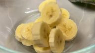 Banánový dezert s ovesnými vločkami a čokoládou