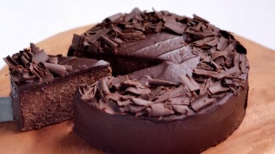 Čokoládový dort ze tří surovin