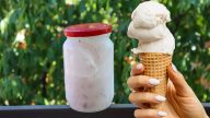 Domácí vanilková zmrzlina bez šlehání