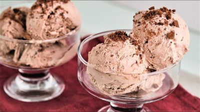 Čokoládová zmrzlina ze tří surovin