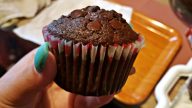 Borůvkové a čokoládové muffiny