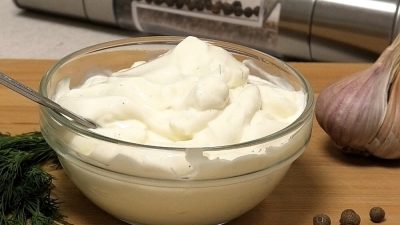 Domácí majonéza bez vajec