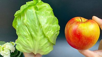 Zelný salát s mrkví a jablkem