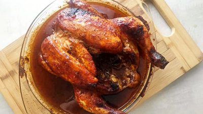 Pečené kuře v medové marinádě