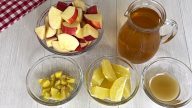 Čajový nápoj s jablkem a citrónem na spalování tuku