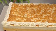 Nepečený dort s vanilkovým a smetanovým krémem