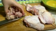 Pečené vepřové koleno plněné kuřecí směsí