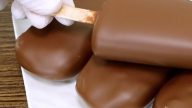 Krémové nanuky s čokoládovou polevou