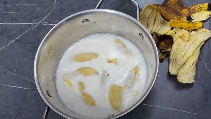Krémové banánové nanuky se skořicí