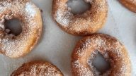 Donuty bez kynutí z tvarohového těsta