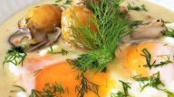 Jihočeská kulajda s bramborem a vejci