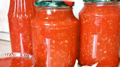 Rajčatová omáčka „Oheň“ bez sterilování