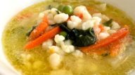 Hustá zeleninová polévka s kapáním