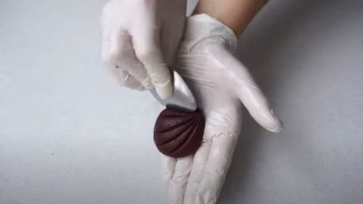 Křehké kakaové mušličky s kokosem