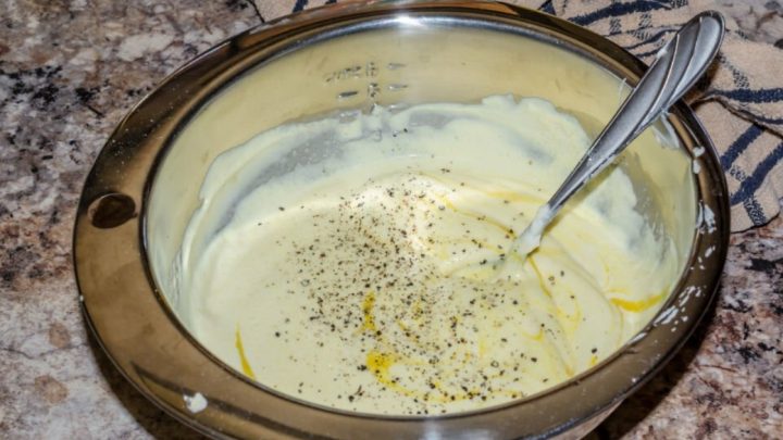 Zdravá domácí majonéza ze smetany