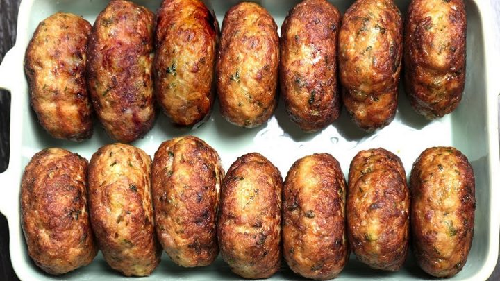 Gruzínské karbanátky z kuřecího a vepřového masa