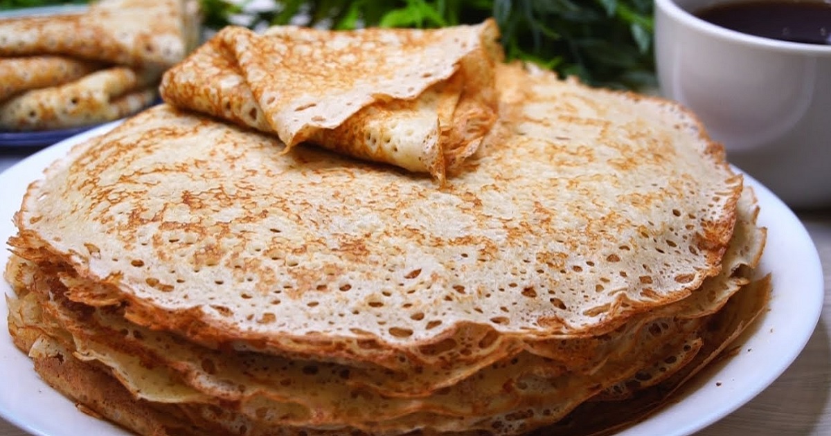 Kynuté palačinky ze sušeného droždí
